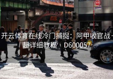 开云体育在线冷门捕捉：阿甲收官战·超详细教程 · D600057
