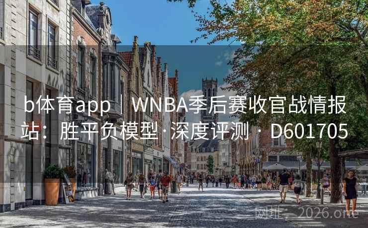 b体育app｜WNBA季后赛收官战情报站：胜平负模型·深度评测 · D601705